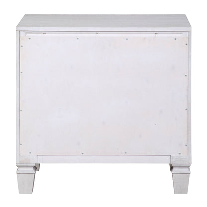 Katia - Nightstand - Rustic Gray & Weathered White