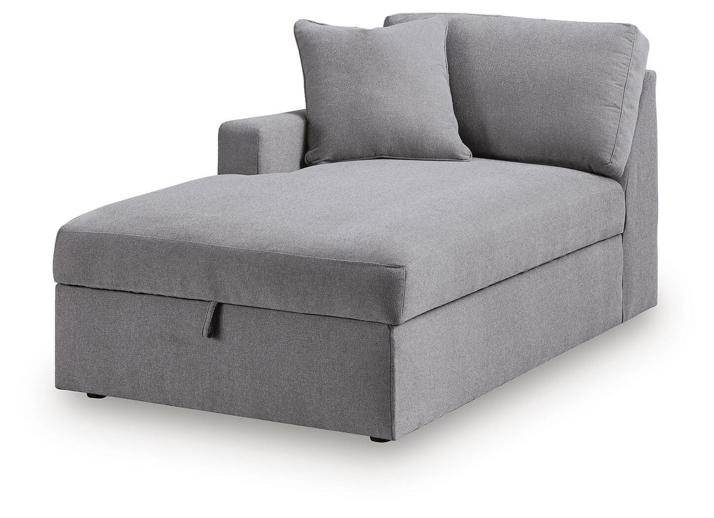 Modmax - LAF Corner Chaise With Storage - Granite