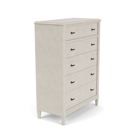 Carmella - Five Drawer Chest - Pebble Oak