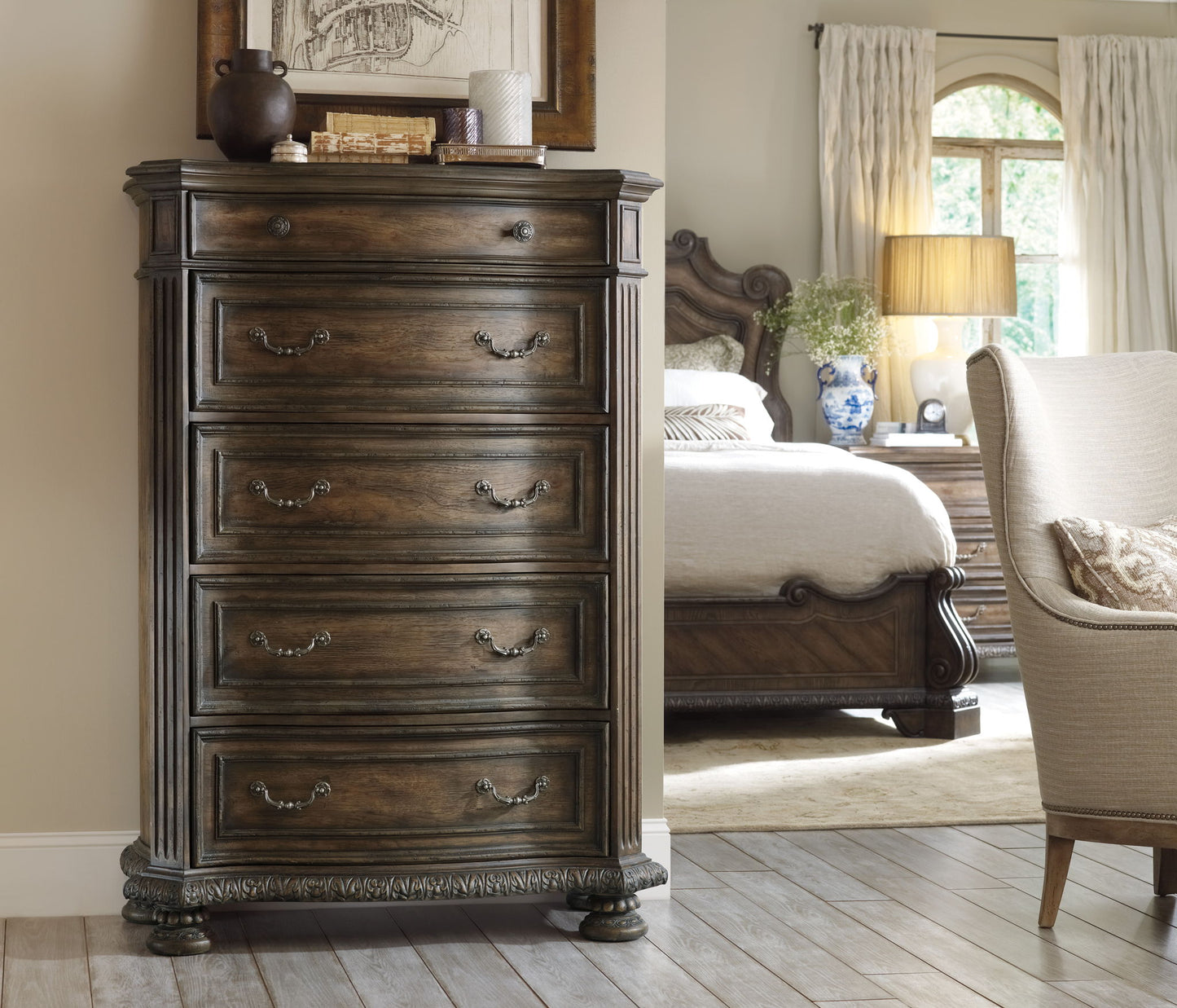 Rhapsody - 5-Drawer Chest - Dark Brown