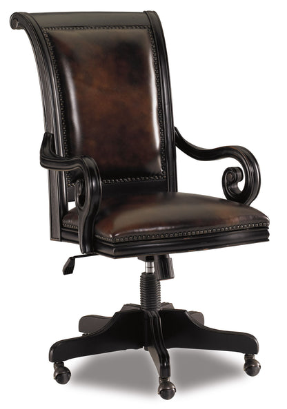 Telluride - Tilt Swivel Chair - Dark Brown
