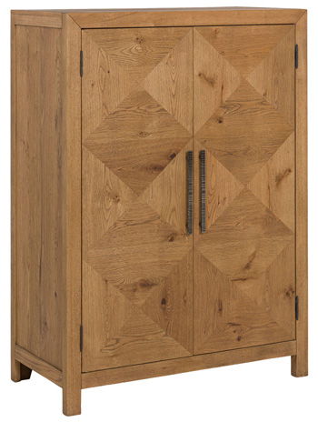 Clayburns - Bar Cabinet - Light Brown