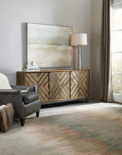 Home Accent - 69" Serramonte Entertainment/Accent Console - Light Brown