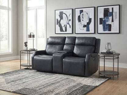 MS - Nelson Zero Gravity Power Console Loveseat With Power Headrests And Lumbar