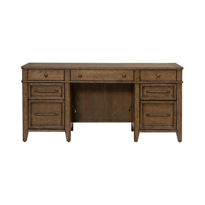 Carolina Park - Jr Executive Credenza - Amber Brown