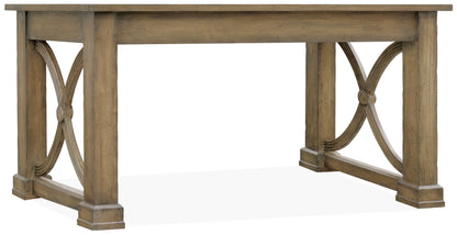 Melange - Architectural Writing Desk - Light Brown