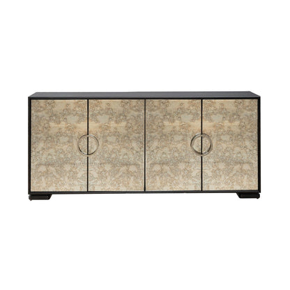 Barlowe - 4 Door Accent Cabinet - Cappuccino