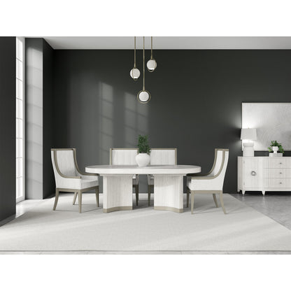 Hepburn - Upholstered Host Chair (Set of 2) - White