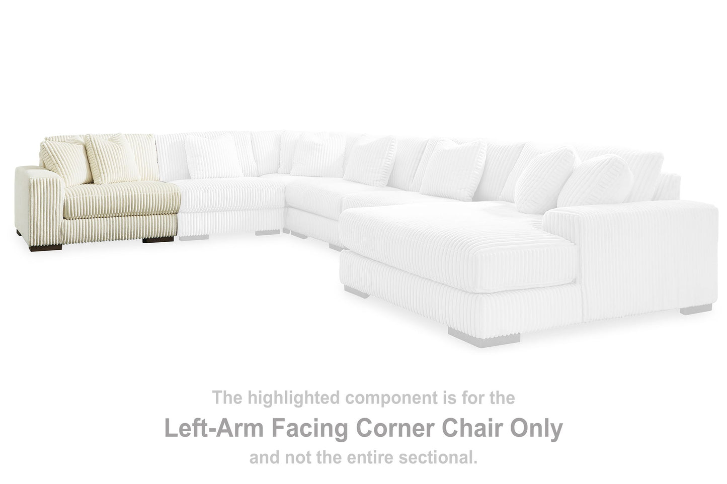 Lindyn - LAF Corner Chair - Ivory