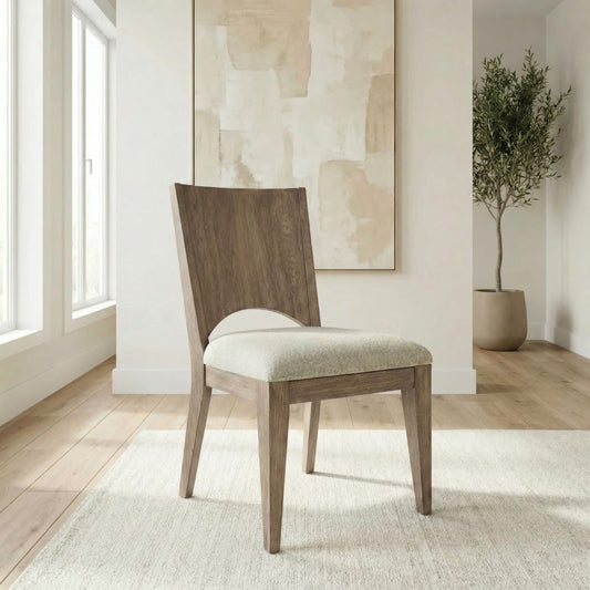 South Bend - Panel Back Side Chair - Burnished Clay
