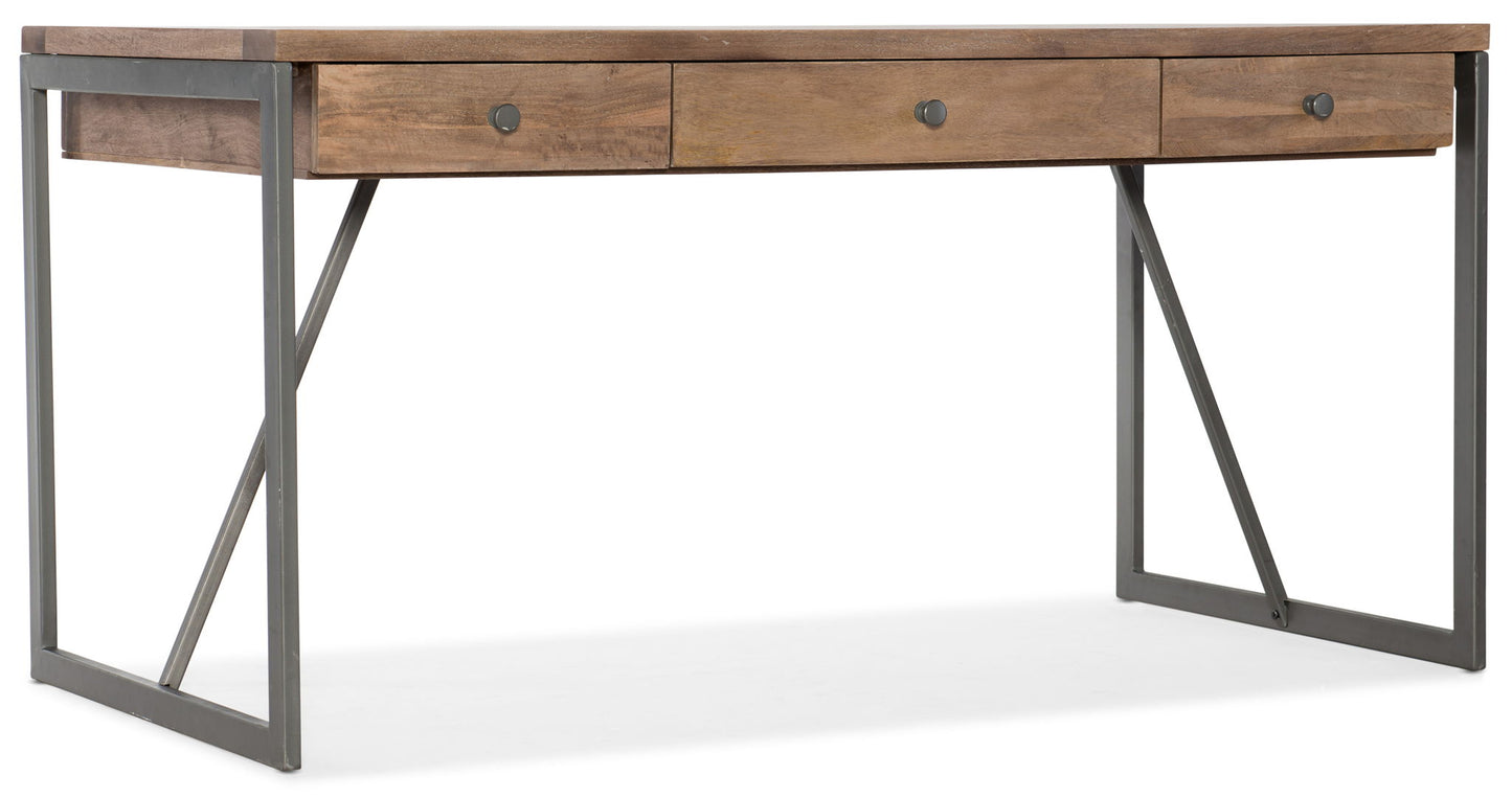 Home Office - Wood Writing Desk - Light Brown