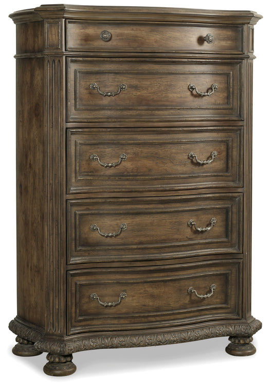 Rhapsody - 5-Drawer Chest - Dark Brown