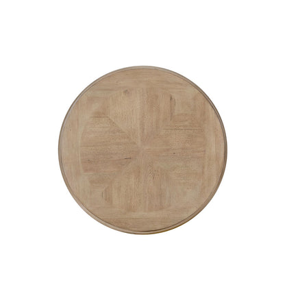 Turnberry Park - Round End Table - Washed White