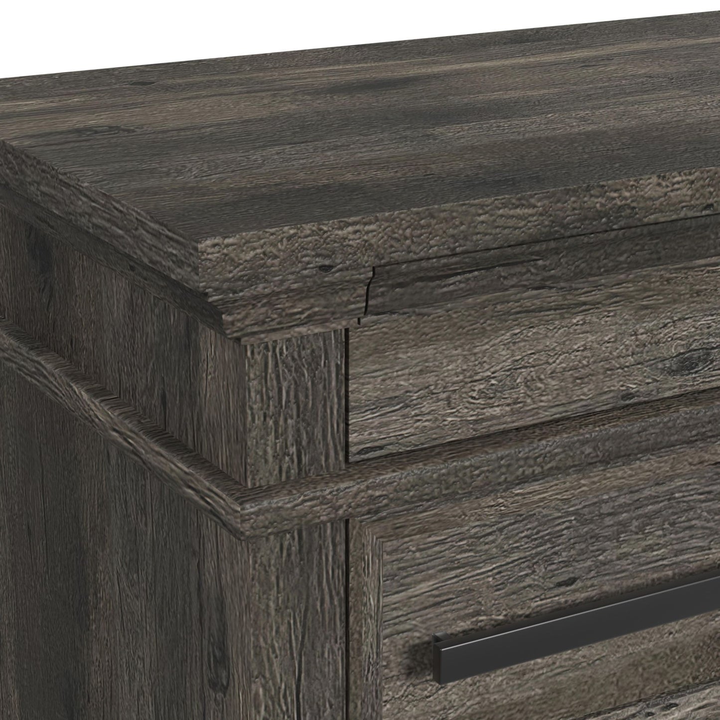 Park Ridge - 3-Drawer Nightstand - Charcoal