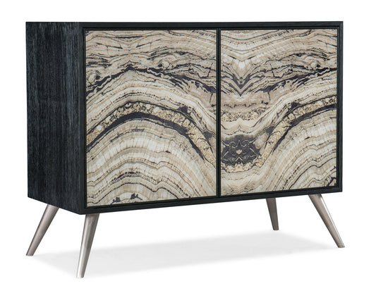 Melange - Rockee 2-Door Chest - Black