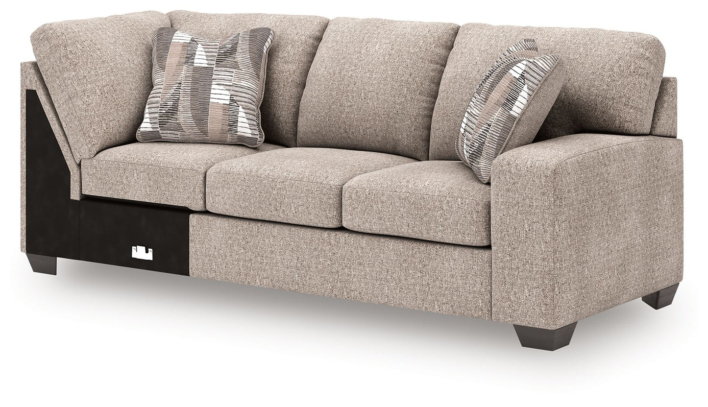 Newellen - RAF Sofa With Corner Wedge - Beige