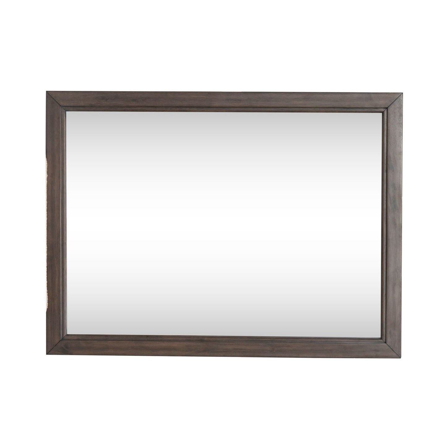 Modern Edge - Landscape Mirror - Caffe