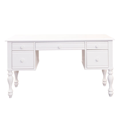 Summer House - Wood Vanity Desk - Oyster White