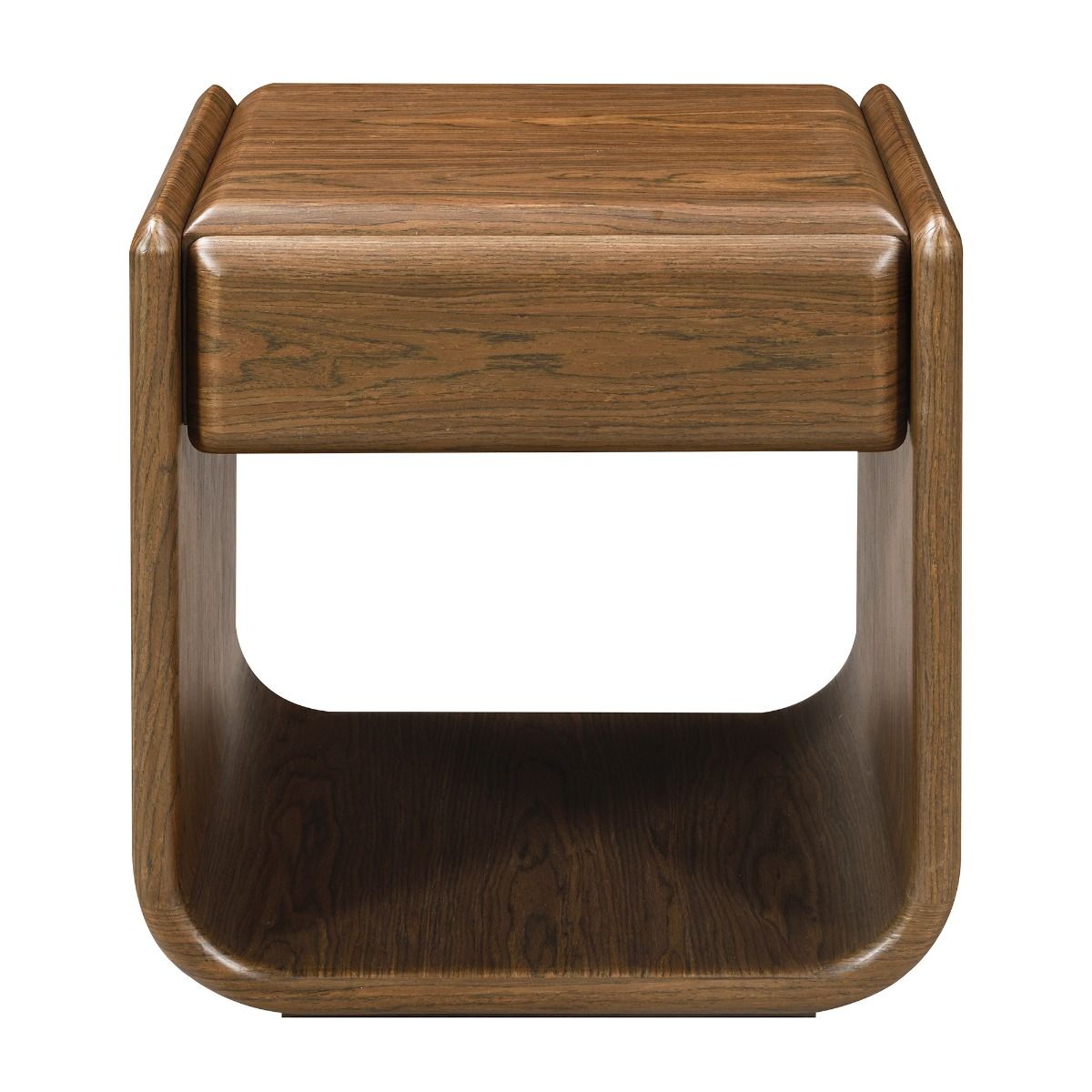 Lanza - End Table With Drawer - Dark Walnut