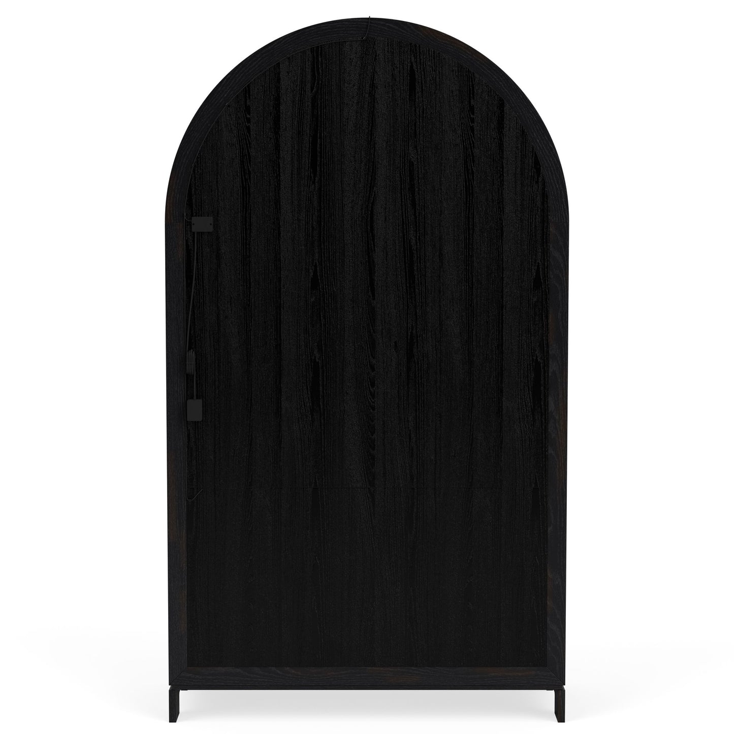 Calhoun - Display Cabinet - Whiskey / Ebony Whiskey Oak