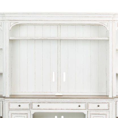 Magnolia Manor - Entertainment Hutch - Antique White