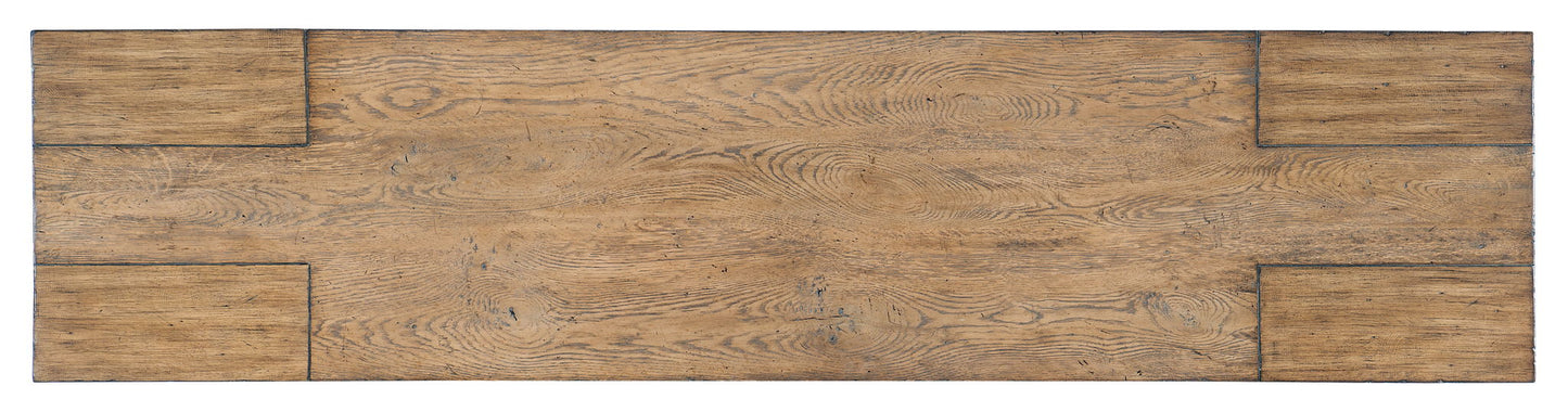 Commerce And Market - Wooden Console - Light Brown