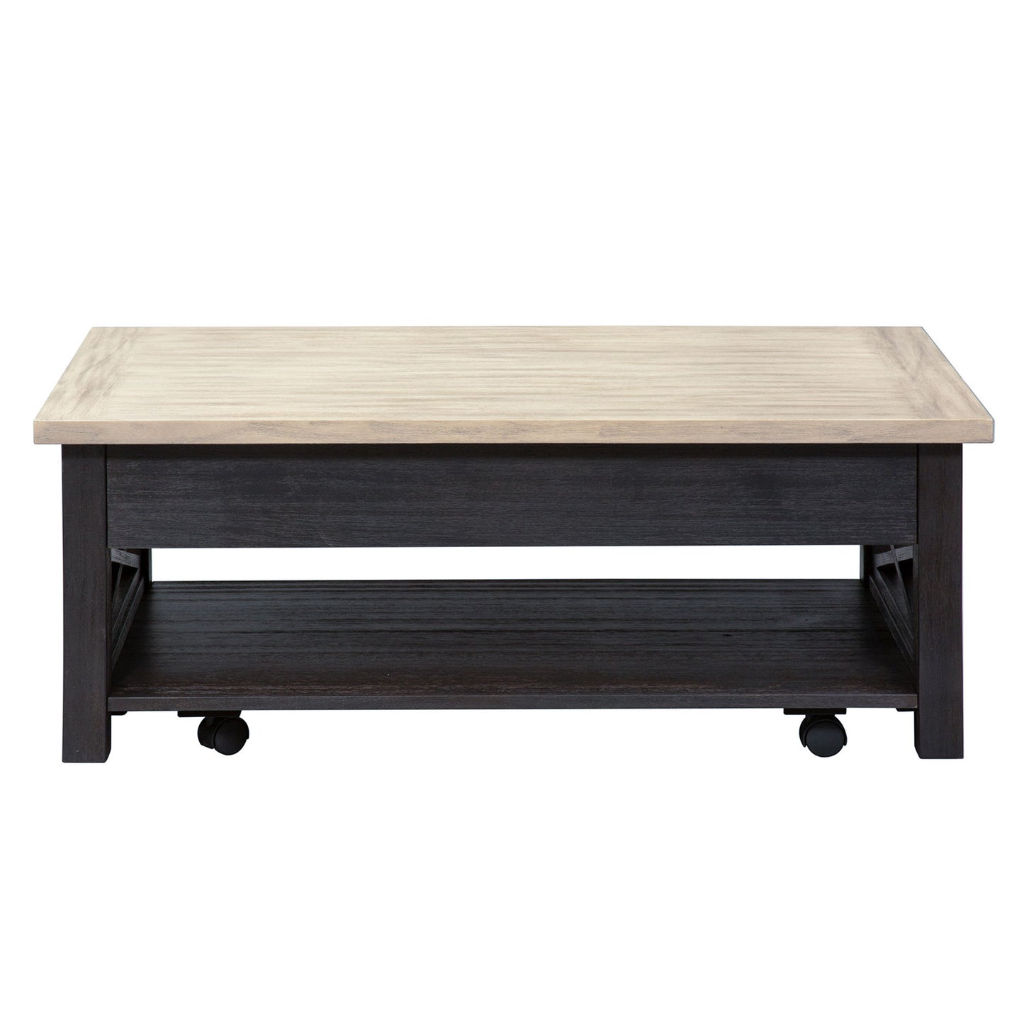 Heatherbrook - 3 Piece Table Set (1 Lift Top Cocktail 2 End Tables) - Charcoal & Ash