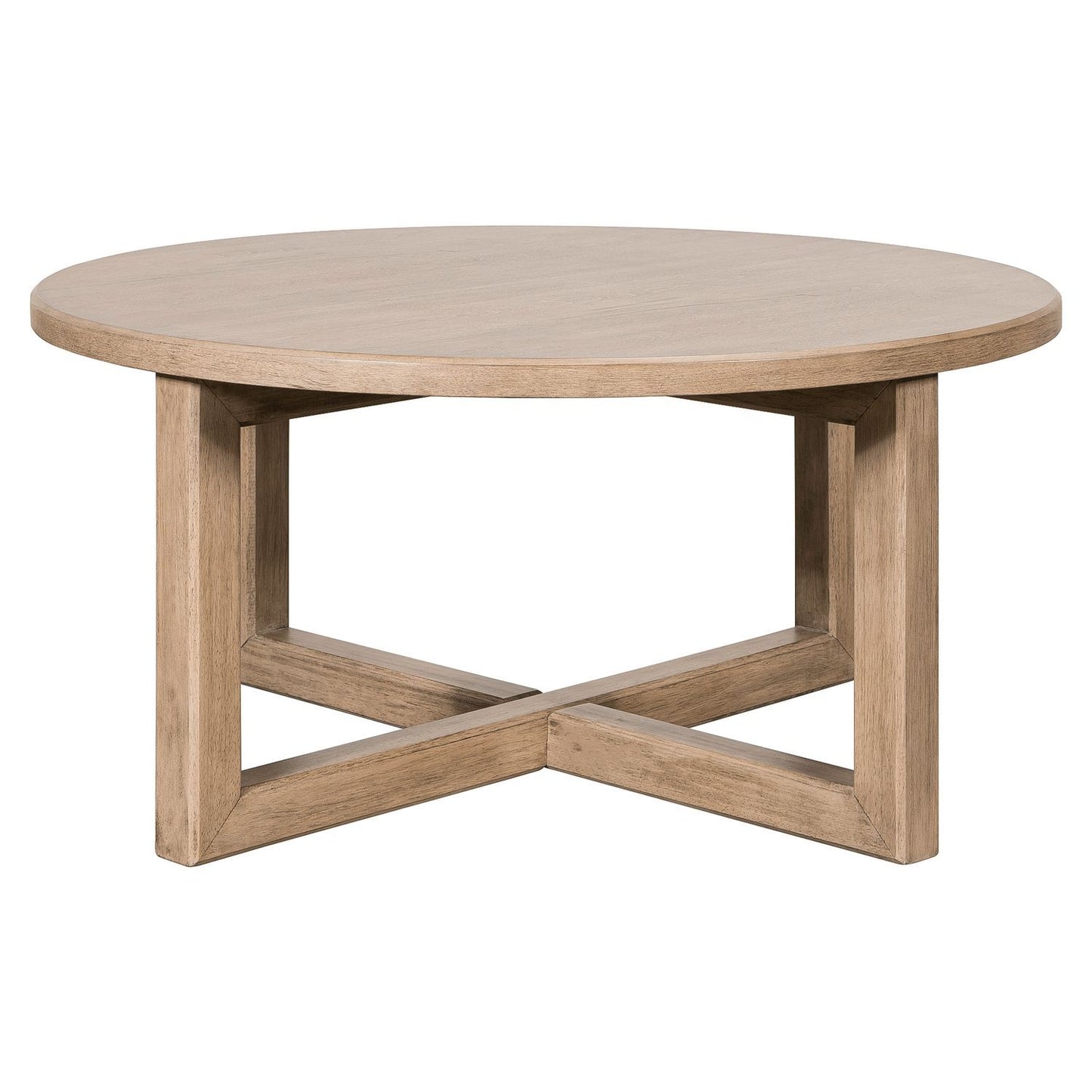 Proximity Place - Round Cocktail Table - Barley Buff