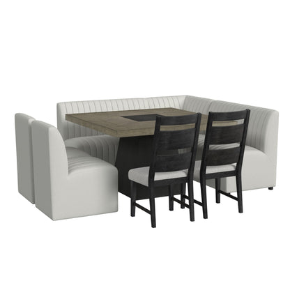 Jemma - Dining Corner Chair - Beige Linen