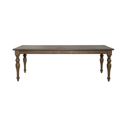 Americana Farmhouse - Wood Rectangular Leg Table - Dusty Taupe