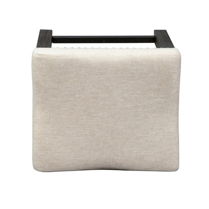 Heatherbrook - Upholstered Console Stool - Charcoal & Ash