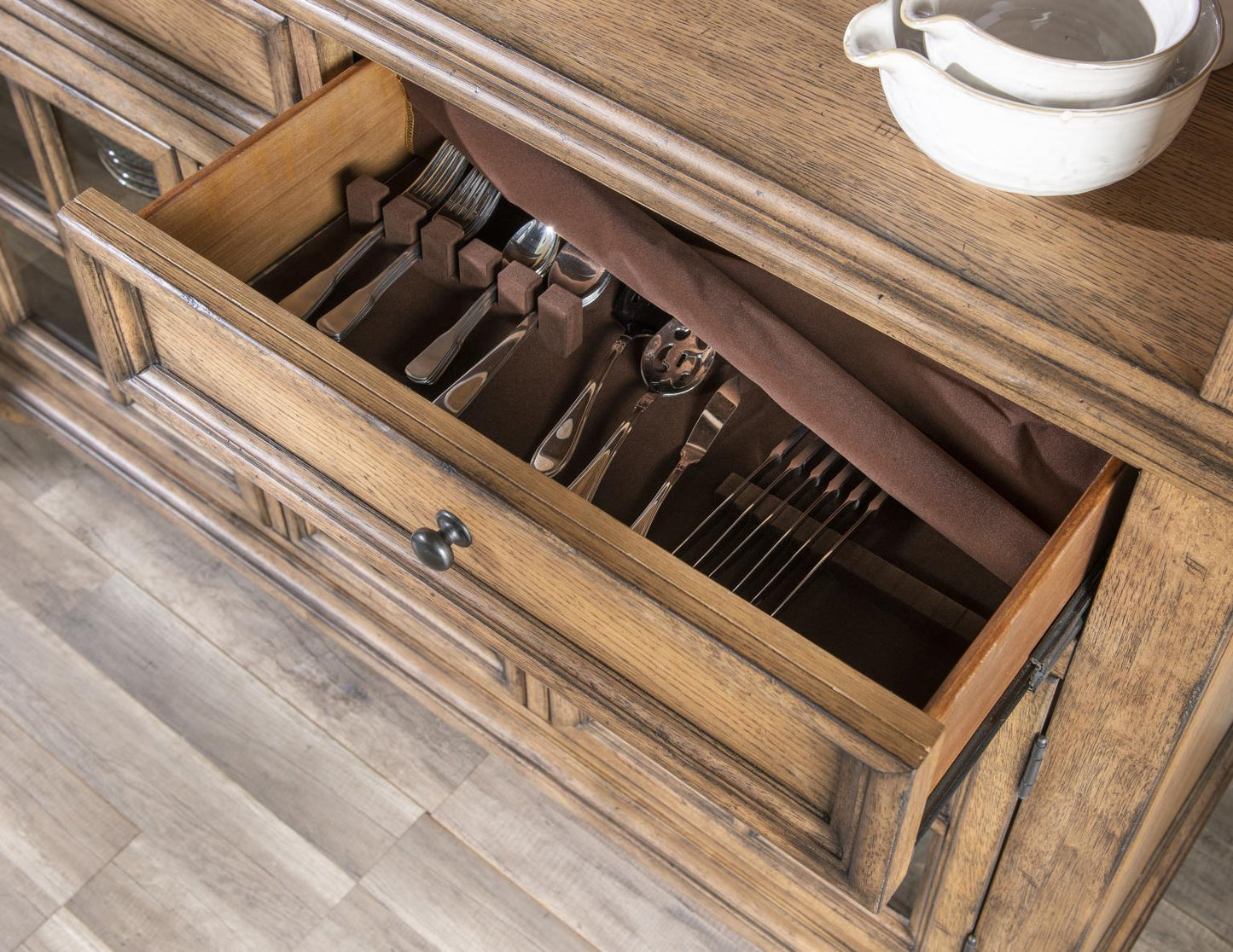 Vintage Market - Complete Hutch And Server