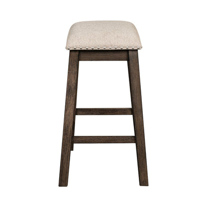 Harrison - Upholstered Console Stool - Espresso