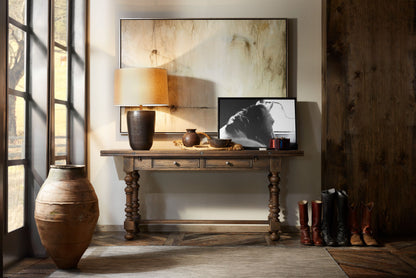 Hill Country - Bluewind Flip-Top Console Table - Dark Brown