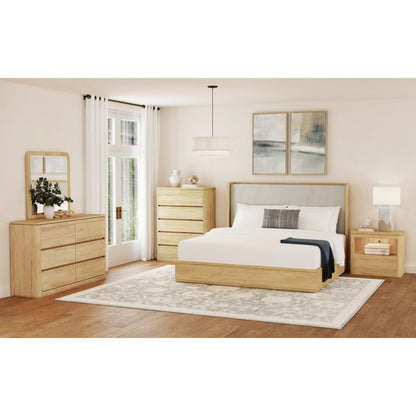 Rosalie - Nightstand With USB And LED