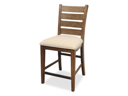 Hartford - Ladder Back Counter Height Chair (Set of 2) - Fawn