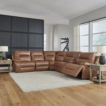 Cameron - 6 Piece Sectional - Dakota Saddle