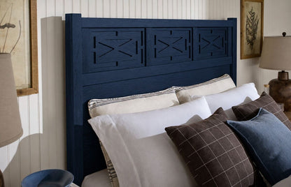 Tide & Timber - Fretwork Bed With Storage Footboard