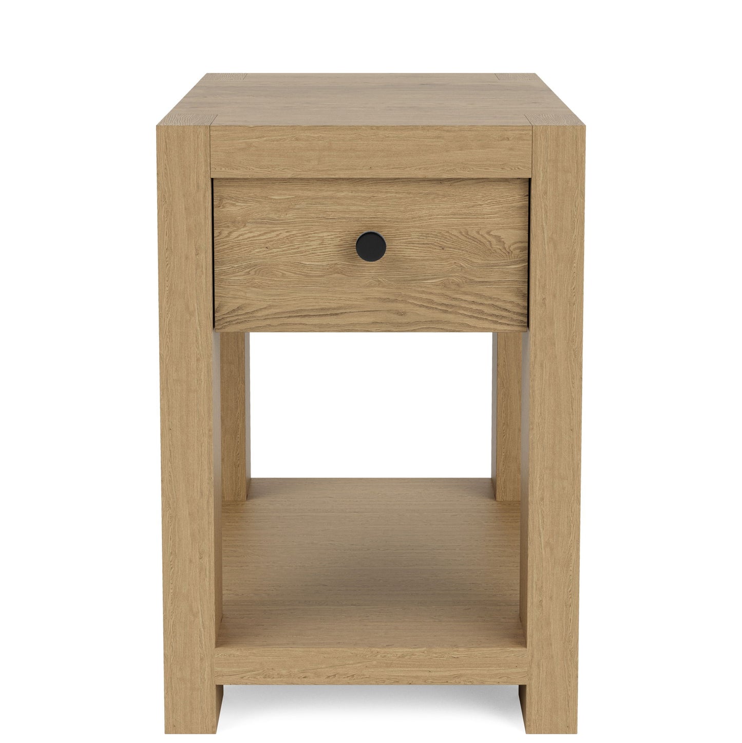 Davie - Chairside Table - Light Brown