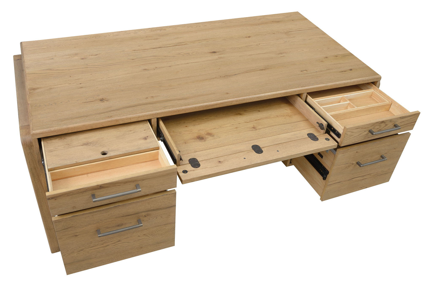 Home Office - Executive Desk - Light Brown