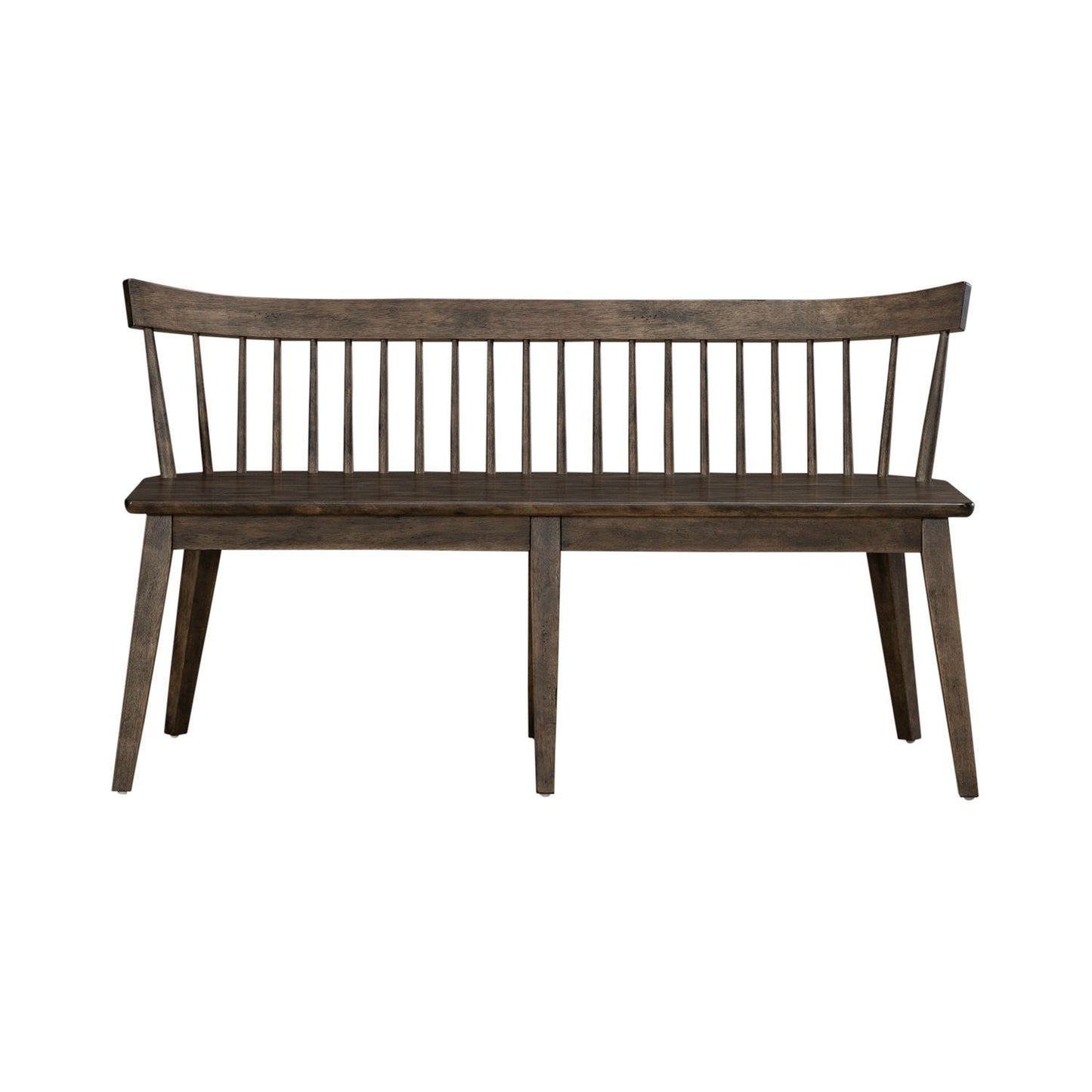 Midland Falls - Spindle Back Bench - Rustic Brown