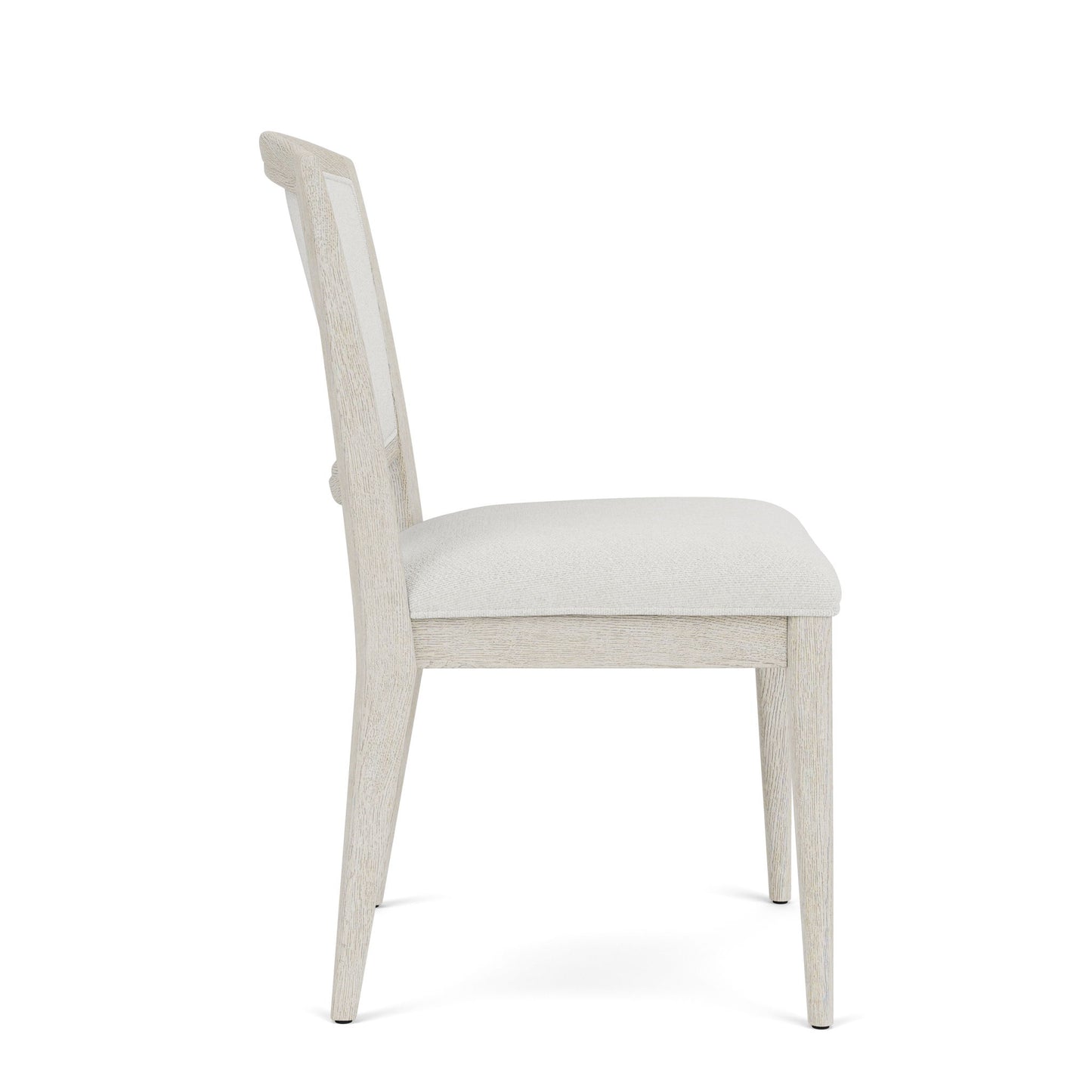 Carmella - Upholstered Back Side Chair (Set of 2) - Pebble Oak