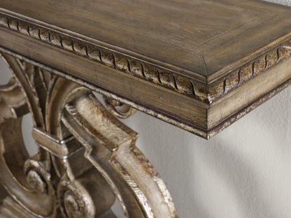 Melange - Solana Console Table - Light Brown