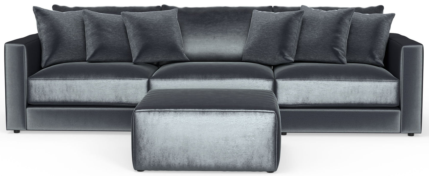 Remington - Modular Sofa And Cocktail Ottoman - Slate