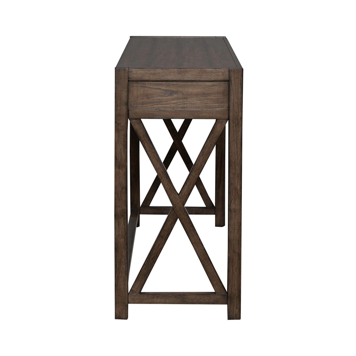 Lennox - Console Bar Table - Weathered Chestnut