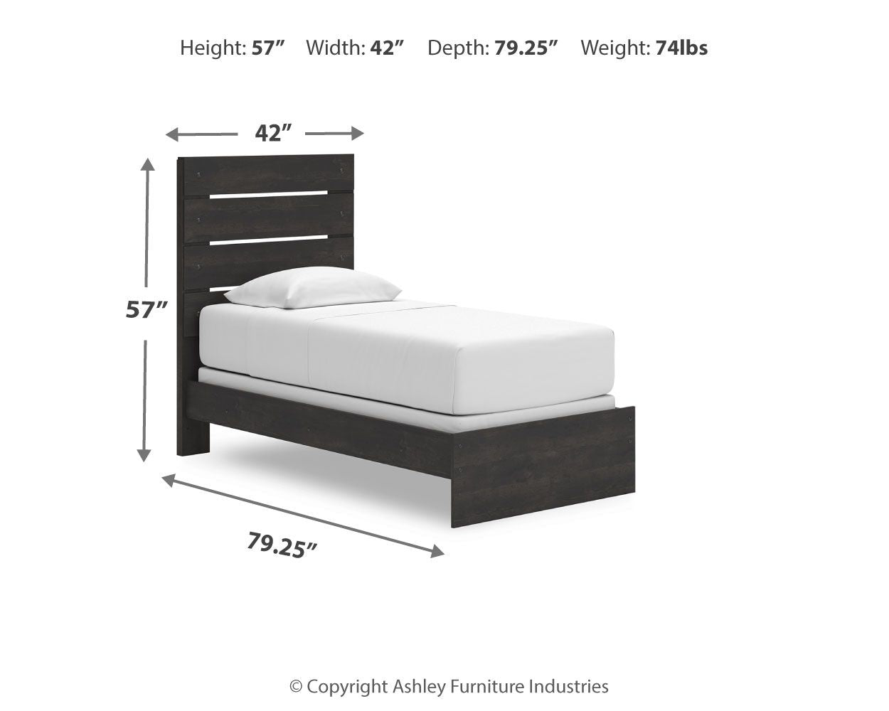 Hollivern - Panel Bed