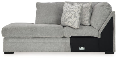 Casselbury - Laf Corner Chaise - Cement