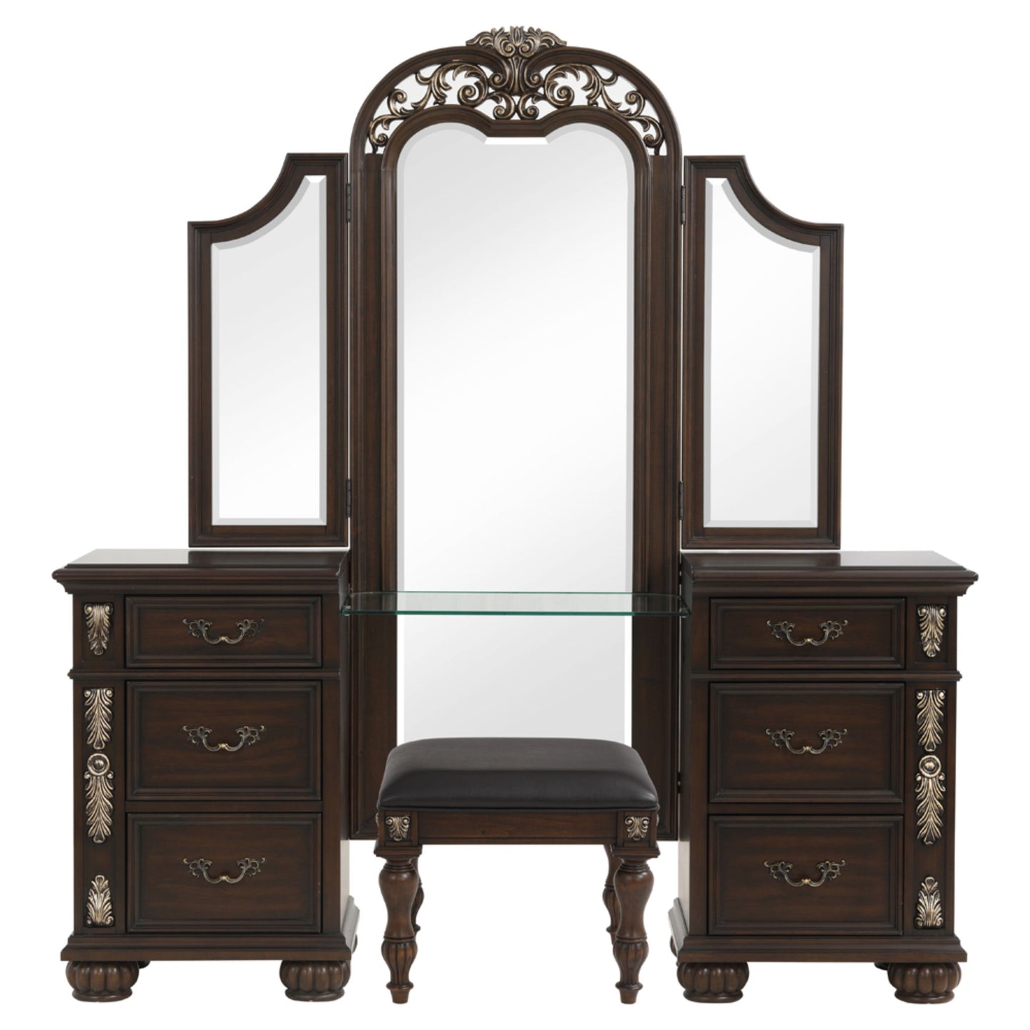 Maximus - 3 Piece Vanity Set - Madeira