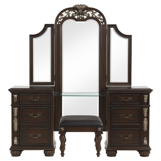Maximus - 3 Piece Vanity Set - Madeira