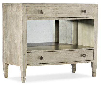 Sanctuary 2 - Gemme 2-Drawer Nightstand - Light Brown